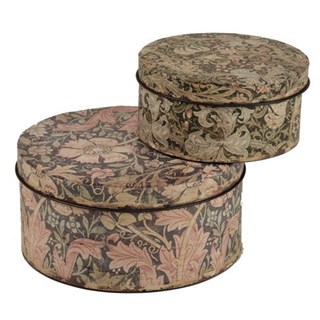 Caja Metal Flores pequeña - Imagen 1