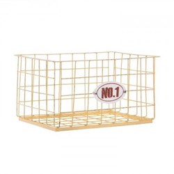 Cesto hierro Blanco - Imagen 1