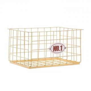 Cesto hierro Blanco - Imagen 1