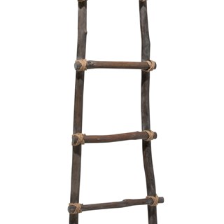 Escalera Roble Chino Madera Marrón Oscuro - Imagen 1