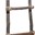 Escalera Roble Chino Madera Marrón Oscuro - Imagen 2