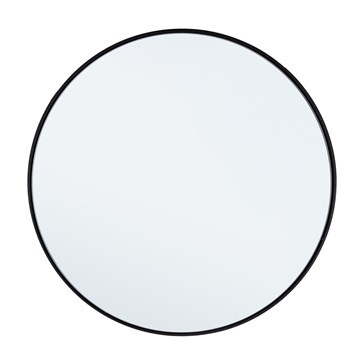 Espejo redondo negro - Imagen 1