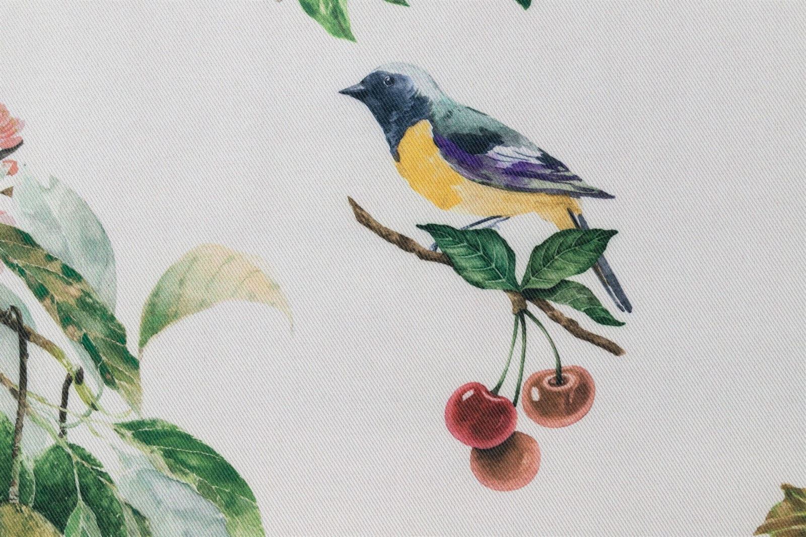 Mantel de frutas y pájaros - Imagen 4