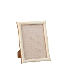 Marco Fotos Safari 13x18 Madera/Cuerno Beige - Imagen 2