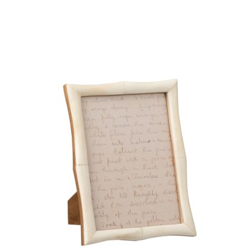 Marco Fotos Safari 13x18 Madera/Cuerno Beige - Imagen 2