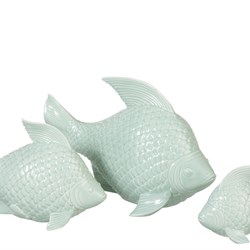 Pez Decorativo Porcelana Verde - Imagen 2