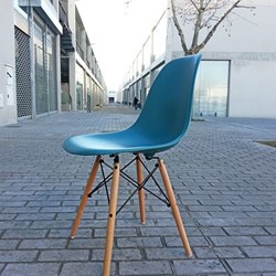 Silla Polipropileno Azul Mate - Imagen 2