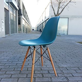 Silla Polipropileno Azul Mate - Imagen 2