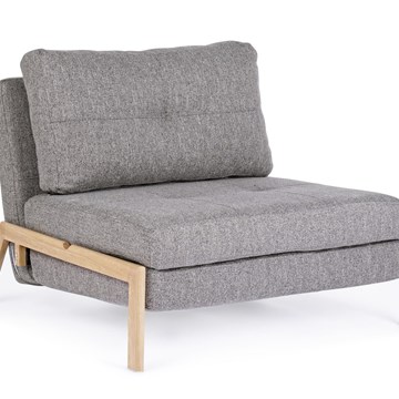 Sofá cama 1 Plaza Gris - Imagen 1