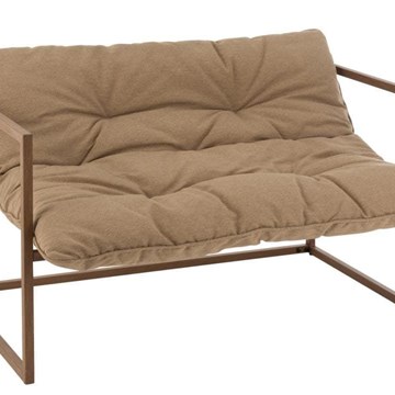 Sofá de aluminio de 2 plazas - Imagen 1